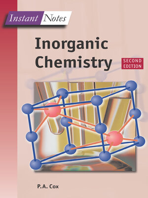 cover image of BIOS Instant Notes in Inorganic Chemistry